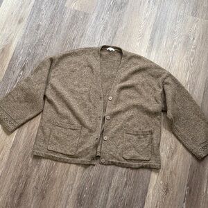 Max studio Brown Cardigan Sweater XL